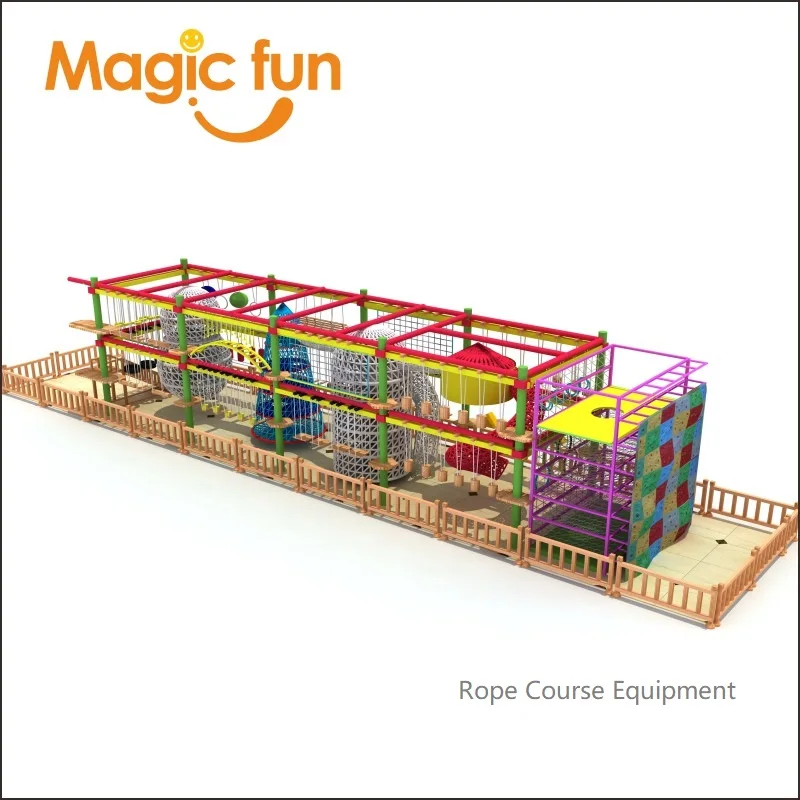 The kids high low zipline adventure ropes course climbing facilities