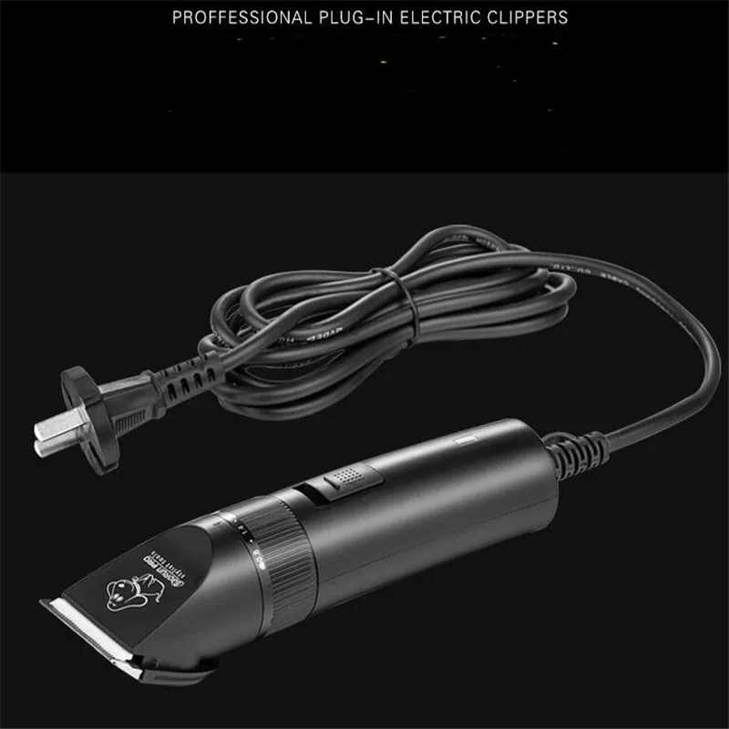 Professional Electric Pet Hair Clipper Corded Shearing Trimmer Dog Grooming Cut Cat Rabbit Fur Haircut Machine Precision Scissor