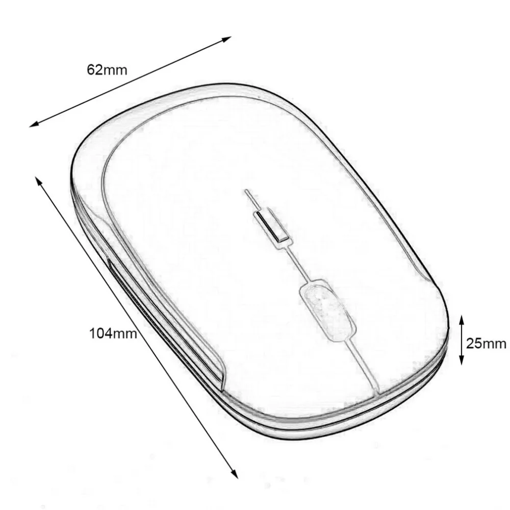 Chuột Chơi Game Không Dây 2.4G USB Game Thủ Chuột Cho Máy Tính Chơi Game PC Siêu Mỏng 3 Nút Chuột Quang 3D Con Lăn chuột Game Có Dây USB