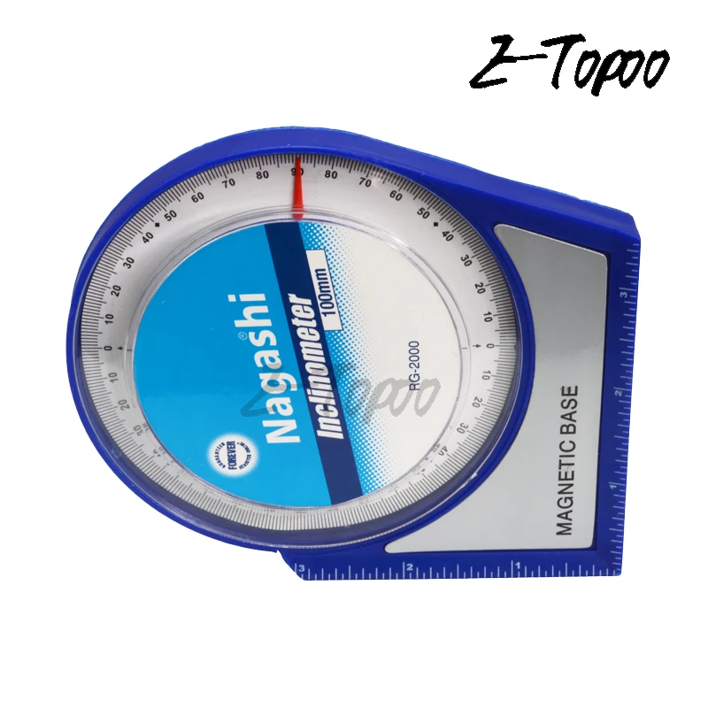 100mm Inclinometer with magnetic base  measure level Angle Slope Finder Level Gauge Tilt Sensor