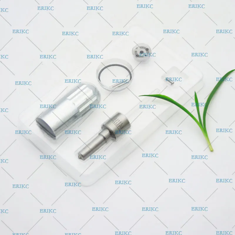 ERIKC Injector Spare Parts Valve 10# and Nozzle DLLA155P848, Retaining Nut for Hino J05E/J06 Kobelco 095000-6353 Excavator