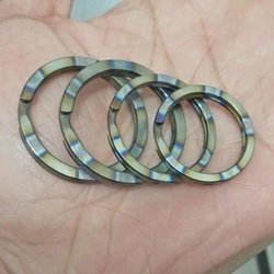 10PCS Multiple Sizes Titanium Alloy Key Ring Chain EDC Outdoor Small Tool TC4 Split Ring Circle Accessories J206 Wholesale