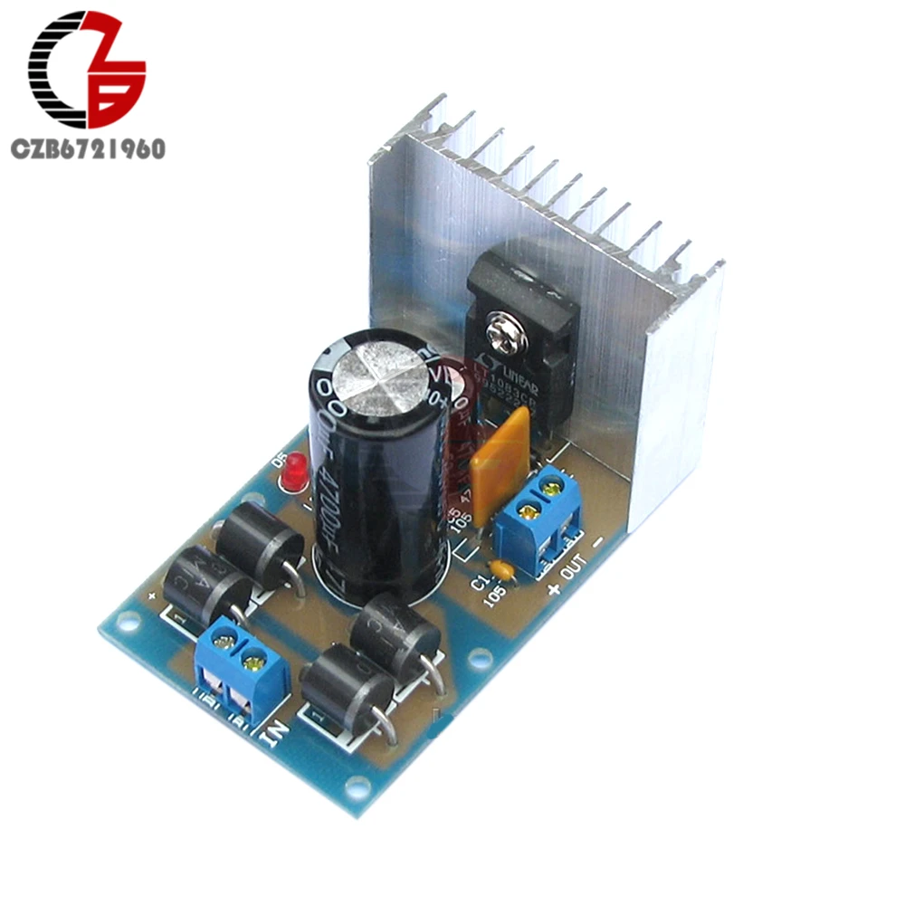 LT1083 Postive Adjustable Regulated Power Supply Module Voltage Regulator DIY Kits for Switching Supply Battery Charger Charging