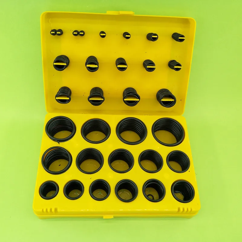 O-ring repair box 404pcs construction machinery repair case silicone rubber sealing gasket