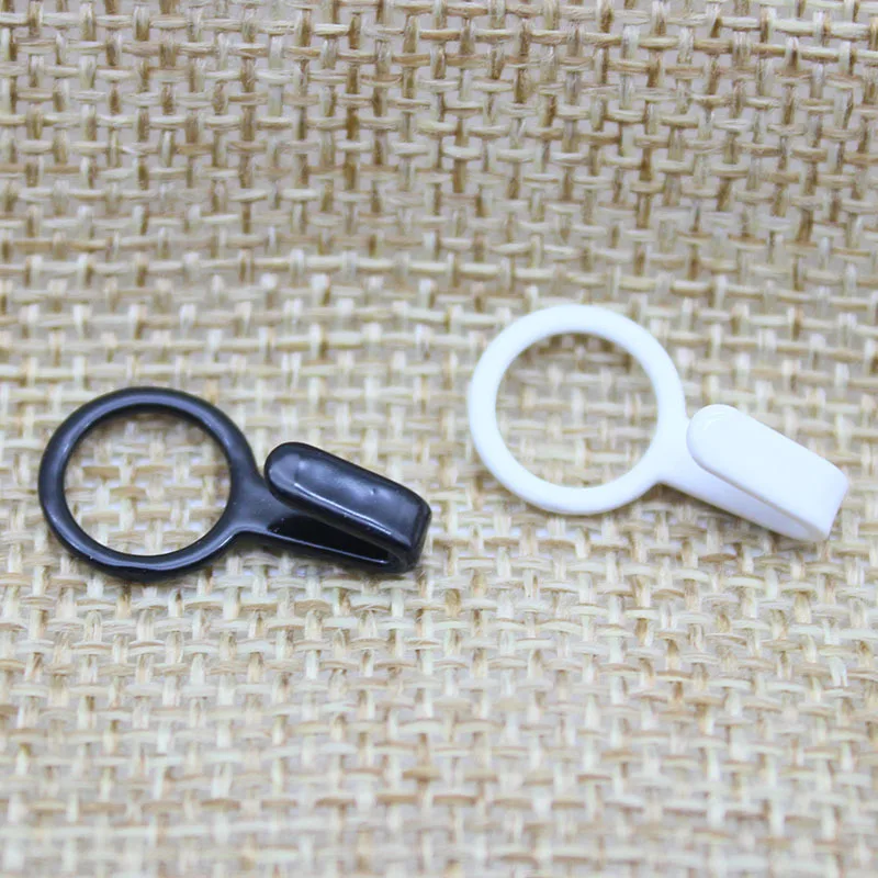 Bra material PP metal bra strap hooks Nylon Coated Lingerie Round shape 6mm/8mm/10mm/12mm/15mm/18mm