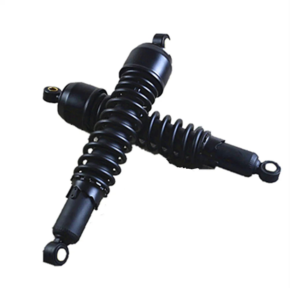 370MM Motorcycle Custom-made Rear shock absorber For Cafe Racer matt black