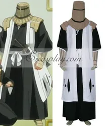 Bleach Soul Society arc 7th Division Captain Sajin Komamura Cosplay Costume Shinigami Kimono Shihakusho Outfit E001