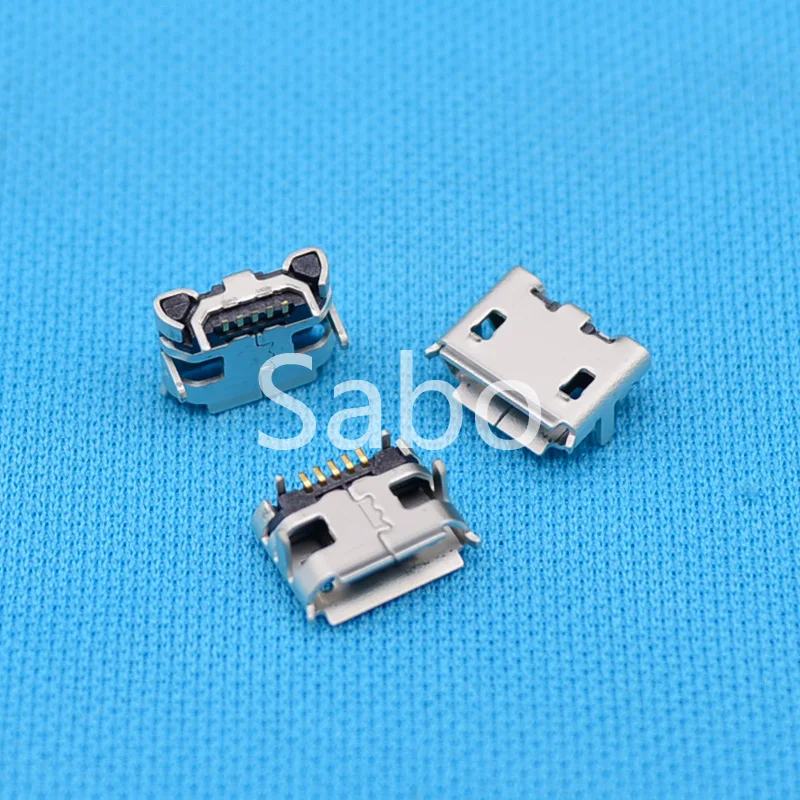 10pcs Micro USB 5pin B type Female Connector For Mobile Phone Micro USB Jack Connector 5 pin Charging Socket A-02