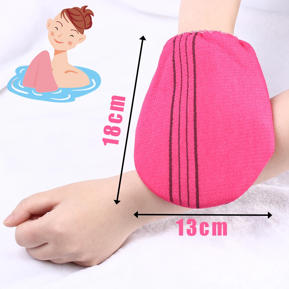 NEW Hammam Shower Bath Scrub Glove Comfort Exfoliating Body Facial Skin Tan Massage Mitt Removal Kessa Peeling Glove Towel