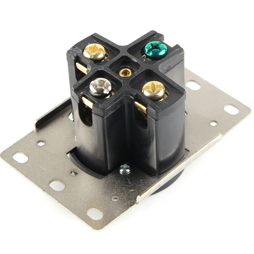 Black America 50A Nema L14-50P L14-50R US 4 pole Industry Power Electric Wired Connector Male Female magnetic power plug Socket