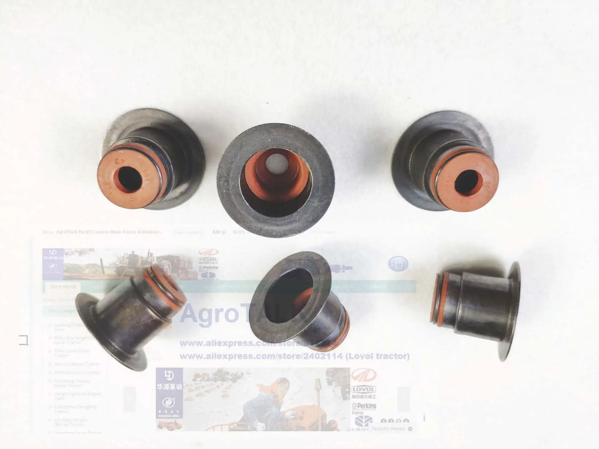 The exhaust valve seal for Shanghai SHANGCHAI D6114B/D9, part number: D04-107-30