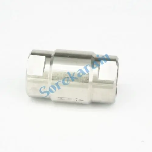 1/2 "Bsp 304 Rvs Non-Return Inline Lente Klep Een Terugslagklep 64 Bar