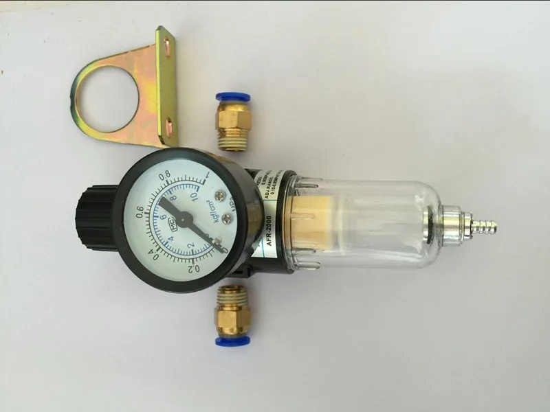 AFR2000 AFR-2000 Air Pressure Regulator Water Separator Trap Filter Airbrush Compressor with Fittings