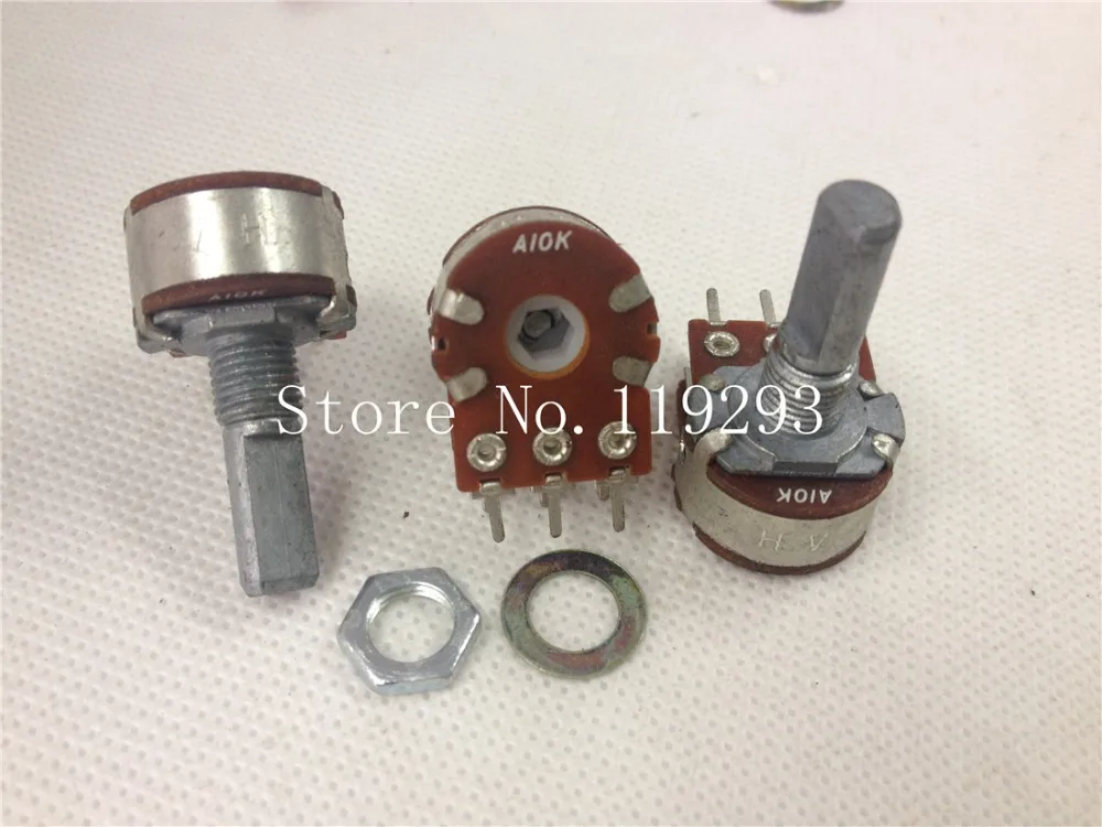 

[BELLA]Red diamond special HV16 -type double- volume potentiometer A10K A50K-20F--10PCS/LOT