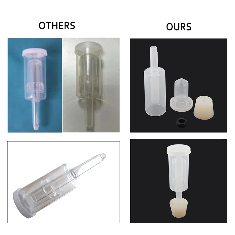3-Piece Airlock and Drilled #10 Silicone Stopper Fermentation Beer Making Wine Making Fit 1 Gallon Glass Jugs