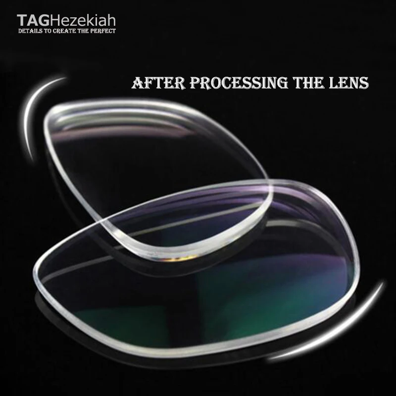 Ultra-thin 1.74 aspheric prescription eyewear myopia computer reading glasses anti - fatigue radiation optical lenses