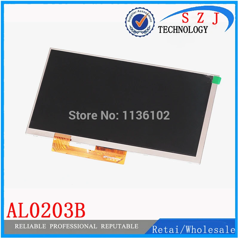 

New 7'' inch LCD Display Matrix TABLET AL0203B 01 FY07021DH26A29-1-FPC1-A LCD Screen Panel Lens Frame replacement Free Shipping