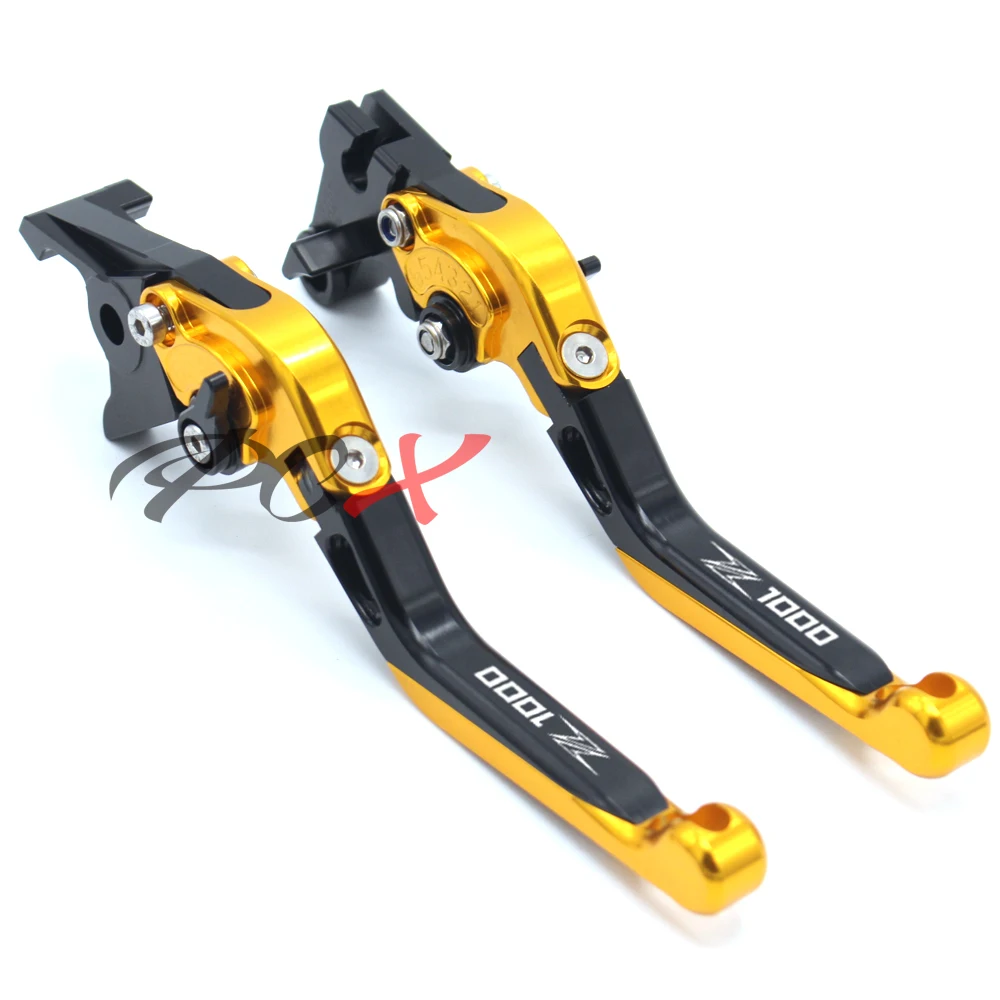 Logo(Z1000) Motorcycle Accessories CNC Brake Clutch Levers For kawasaki Z1000 2007 2008 2009 2010 2011 2012 2013 2014 2015 2016