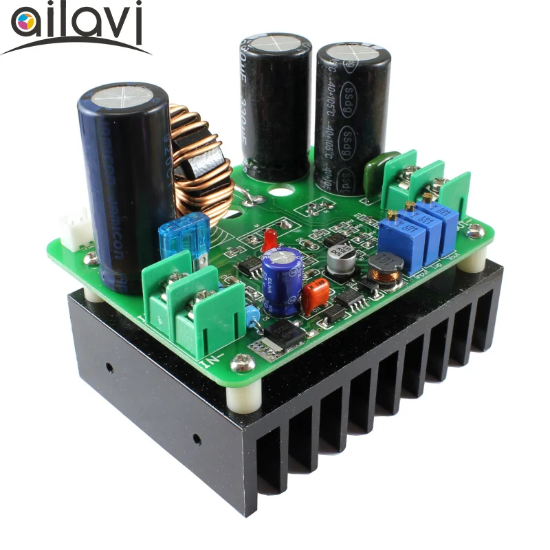 

High Power DC-DC Adjustable Boost Module 12V48V60V To 72V96V120V 15A Power Supply Converter Board 900W