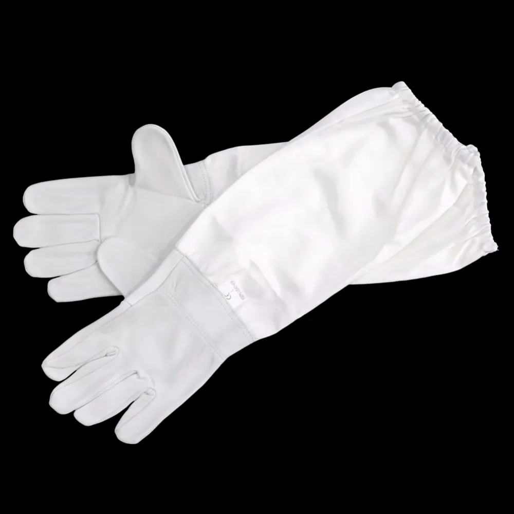 FB Beekeeping Gloves Sheepskin + breathable material Bee Tools Universal Model Canvas gloves We sell cut honey knife