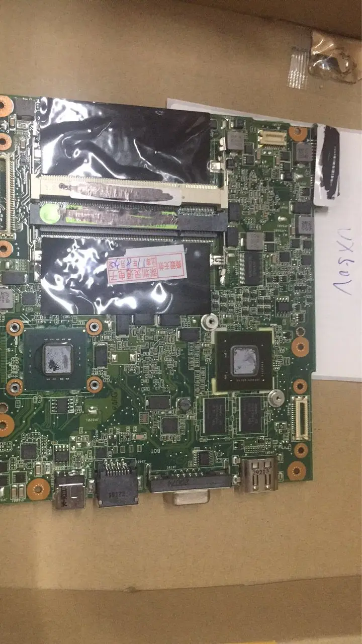 

UX50V connect board connect with full test lap