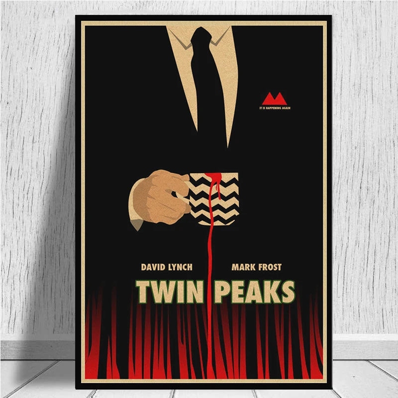 TWIN PEAKS kraft Paper Posters Clear Image Wall Stickers Decoration Good Quality Prints Retro Vintage Poster  Home Decor
