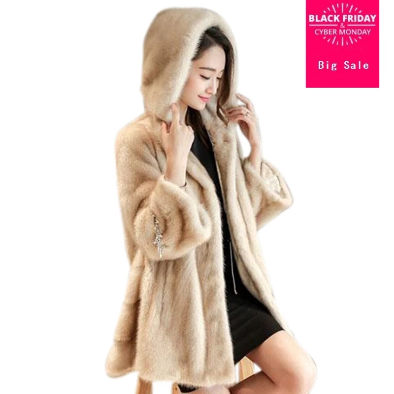 

S-3XL diamond Faux Fox Fur coat Women Winter Warm fox Fur Fashion brand Luxury Fur stiching long Jacket Gilet Female wj1452