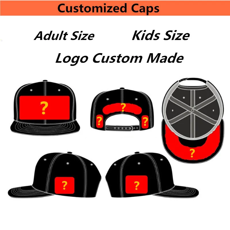 50PCS/LOT Fast Free Shipping Custom Baseball Acrylic 3D Embroidery Trucker Mesh Cap Snap On Back Adult Men Women Kids Team Hats