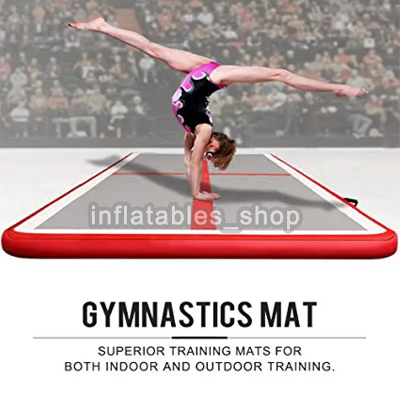 Tumbling Airtrack 5*1*0.2m Opblaasbare Air Tumble 4M 3M Track Gym Mat Tophop opblaasbare Air Gym Air Track Voor Thuisgebruik