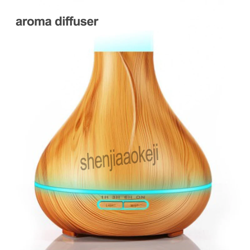 1 Máy Tính Gia Dụng Máy Xông Tinh Dầu Tinh Máy Khuếch Tán Tinh Dầu Siêu Âm Thanh Máy Tạo Độ Ẩm Không Khí Có Điều Khiển Từ Xa 400Ml 100-240V 12W