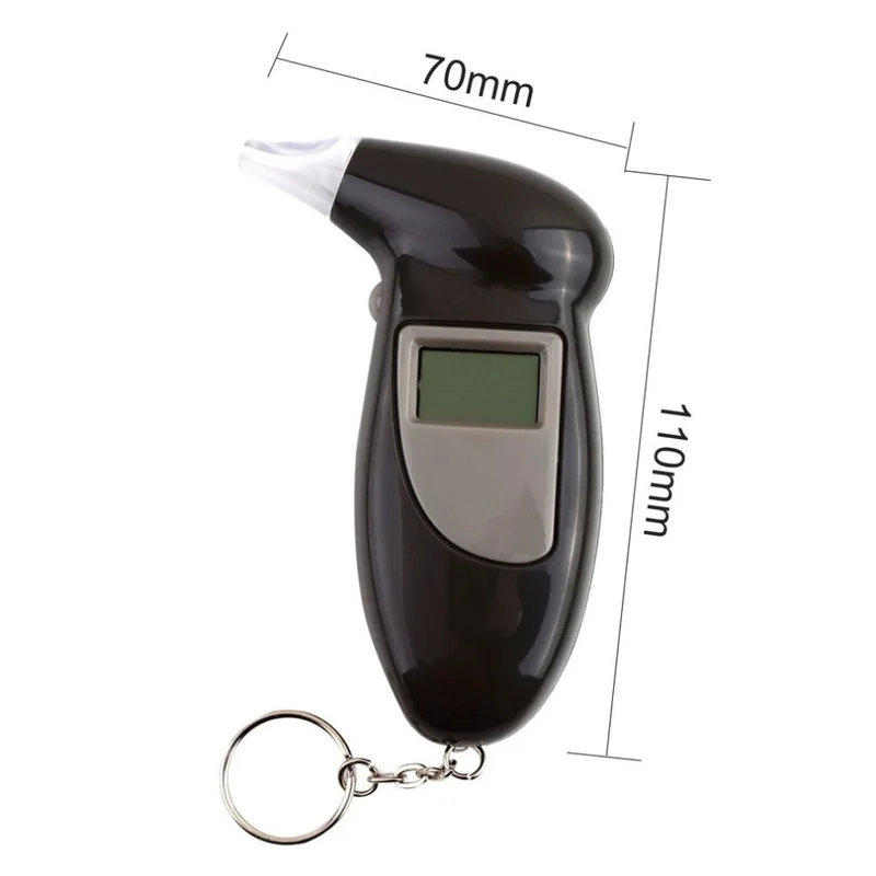 personal digital alcohol tester with mouthpiece 5pcs Free shipping!