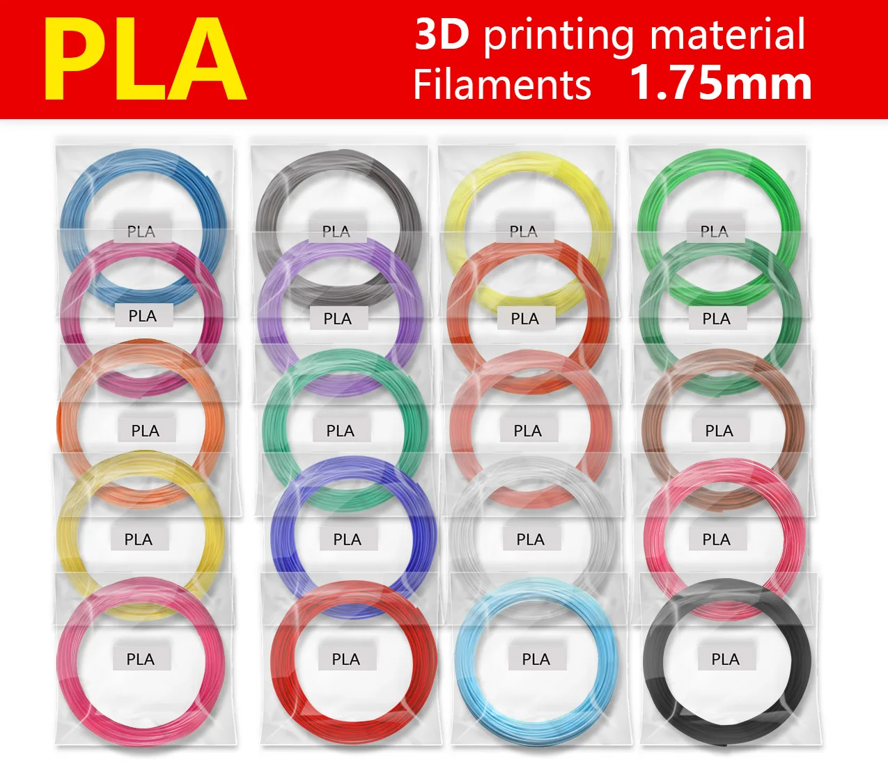 PLA 3d pen filament 1.75mm 3d pen filament Scented Environmental safe plastic the best KIDS Birthday gift free shipping