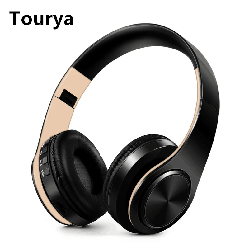 Tourya B7 Cuffie Senza Fili di Bluetooth Della Cuffia Auricolare Portatile Auricolare Auricolari Con Il Mic Per Il PC del telefono mobile Xiaomi TV MP3