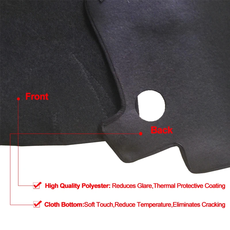 Car Inner Dashboard Cover Dash Mat Carpet Cape Cushion DashMat Pad For Subaru Outback 2015 2016 2017 2018 2019 LHD RHD