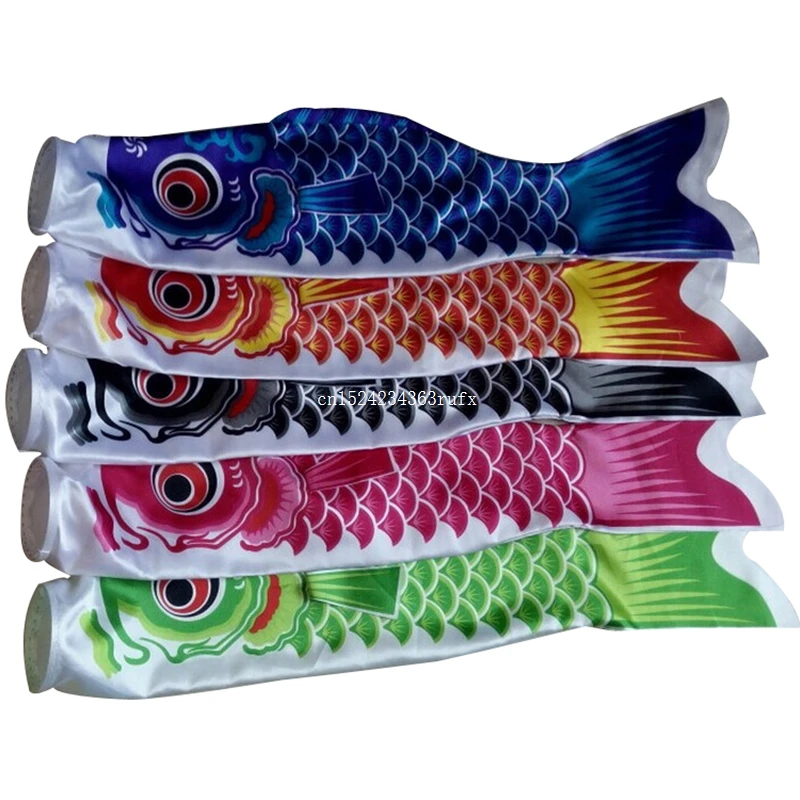 

20cm 40cm 50cm 60cm 70cm Fish Flags 100cm 1Meter Koi Nobori Carp Wind Socks Koinobori Colorful Fish Flag Hanging Wall Decor