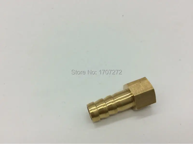 free shipping copper fitting 8mm Hose Barb x 1/8