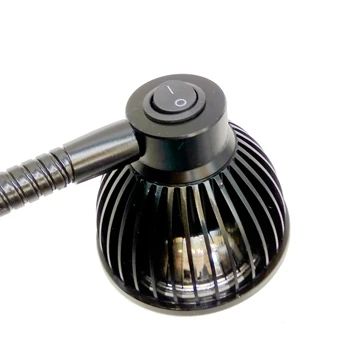 Lâmpada de tarefa led com pescoço de ganso de 5w