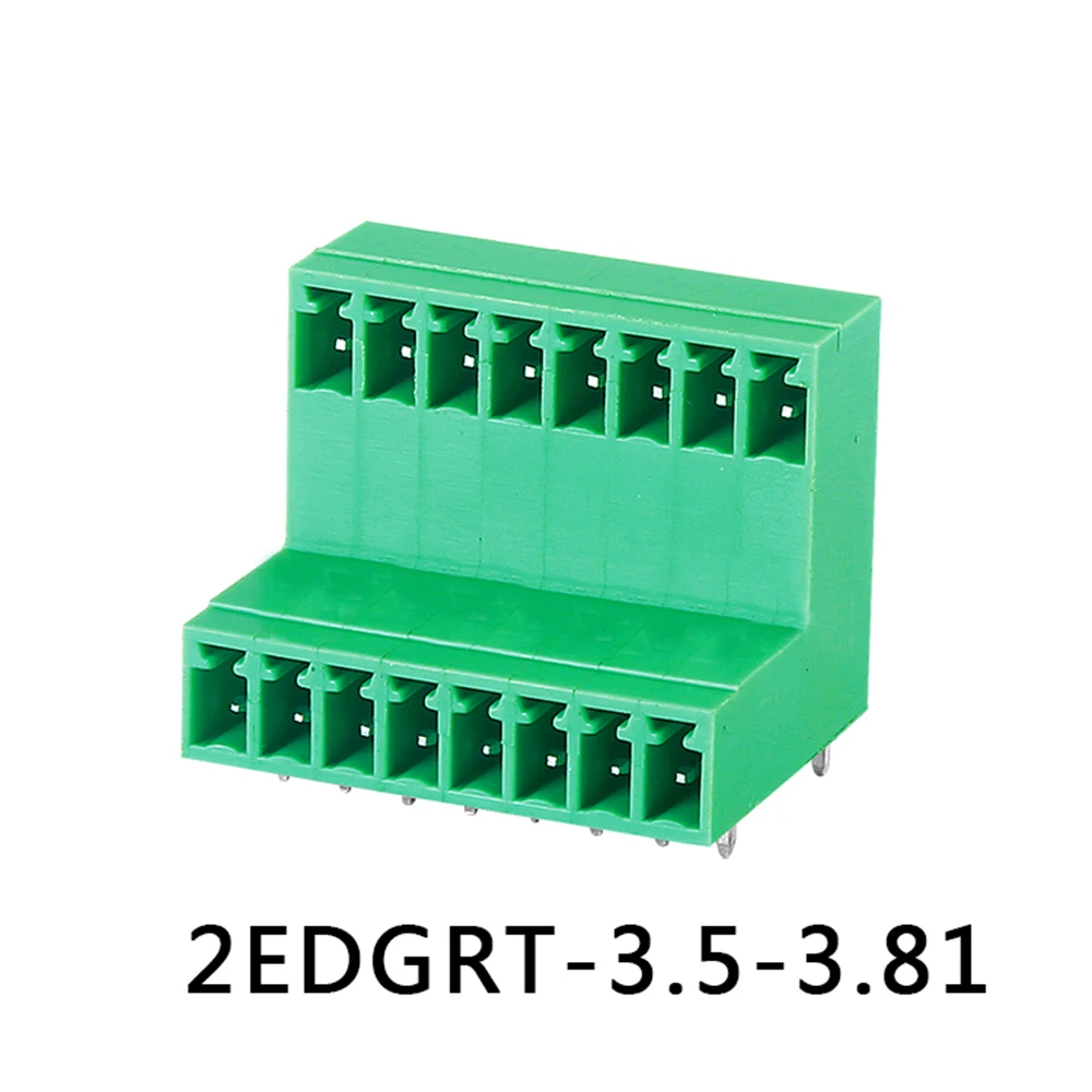 

3.81mm Plugin Terminal Block 2EDGRT-3.81 2EDGRTM-3.81,2EDGVT-3.81,2EDGVTM-3.81,DOUBLE ROW,Right Angle,Straight,W/M Without Mount