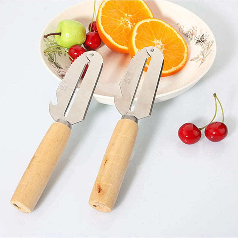 Fruit peeler slicing machine Peeler for Vegetable Peeler Wooden Handle Potato Peeler F20174005