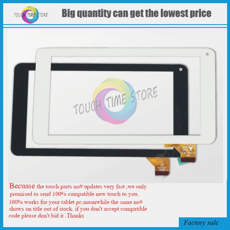 

New 7" Point of View Mobii 720 Android 4.2 Tablet Capacitive touch screen panel Digitizer Glass Sensor Free Shipping