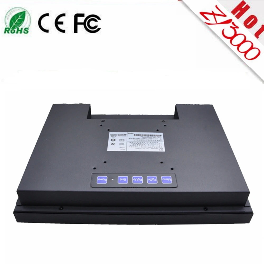 new stock 17 inch 4:3 1280*1024 lcd TFT metal casing open frame  resistive touch screen Industrial monitor image 2