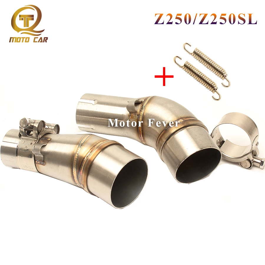 

Motorcycle Exhaust Middle Link pipe Muffler Adapter pipe Escape for Kawasaki Ninja 250 250R Z250 Z300 300CC Z250SL Z 250 Exhaust