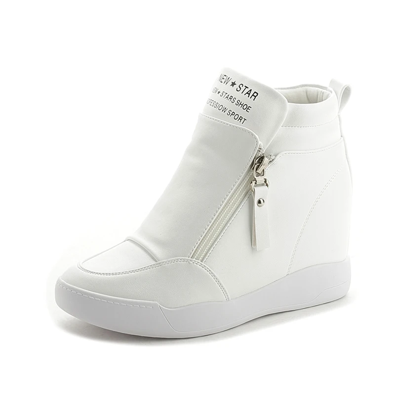 spring New brand Women Skateboarding shoes Slip-On outdoor walking Shoes jogging sneakers White Black Board Shoes