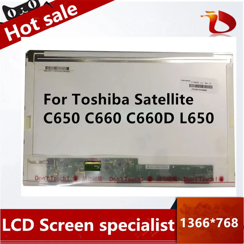 Free shipping 15.6 inch LCD Screen Replacement for Laptop Matrix display For Toshiba Satellite C650 C660 C660D L650