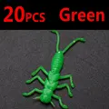 20 piezas verdes