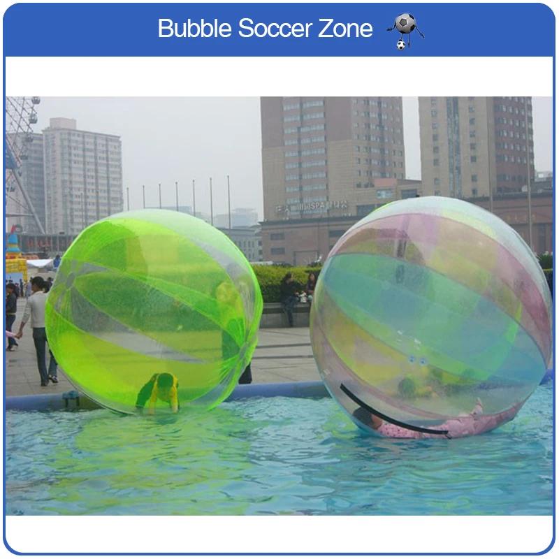 Free shipping 2m 0.8mm PVC Giant Inflatable Water Walking Ball Inflatable Human Humste Ball Plastic Ball Water Rolling Ball