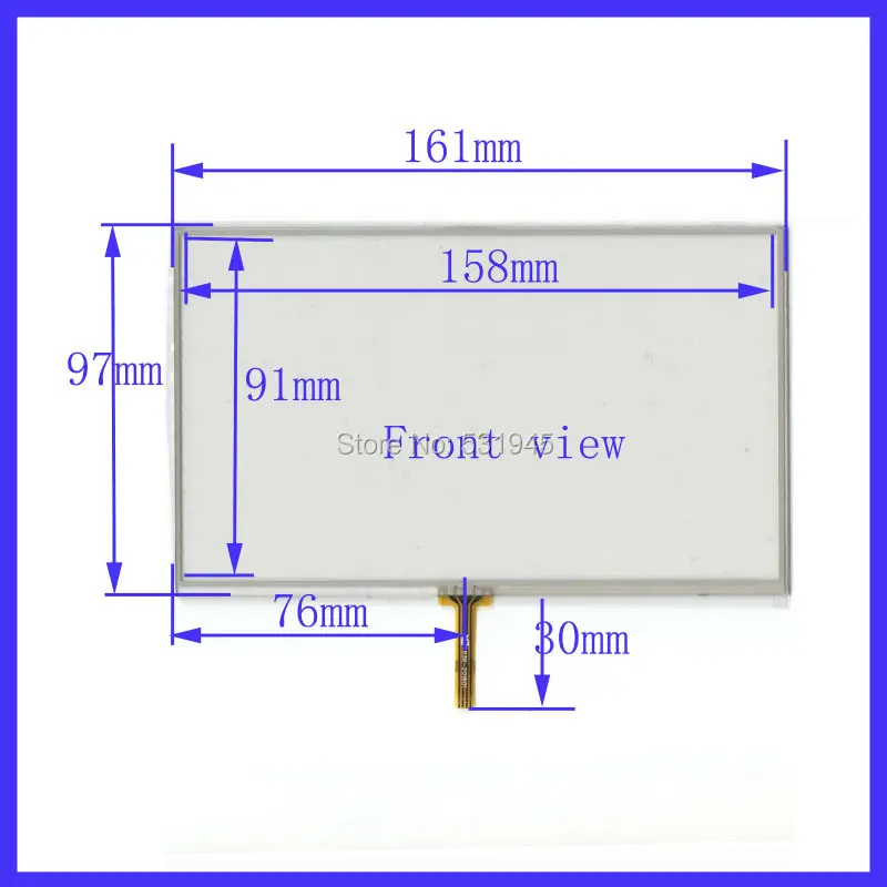 

ZhiYuSun FOR HD-X10 X20 palm micro T10 X30 touch screen GPS navigator display 162*97 E road navigation 7 inch touch screen