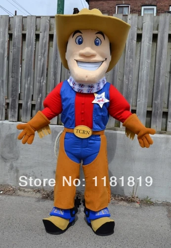 MASCOT Cowboy Mascot costume custom fancy costume anime cosplay kits mascotte fancy dress carnival costume