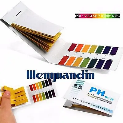 2pcs 80 Strips Laboratory PH Indicator 1-14 PH Paper Litmus Paper Meters Analyzers Science Home Urine Saliva