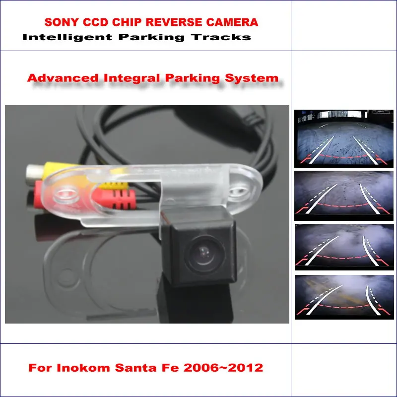 

Для Inokom Santa Fe 2006-2012 автомобильная парковочная задняя камера заднего вида NTSC PAL RCA Высококачественная интеллектуальная фотокамера SONY камера ПЗС